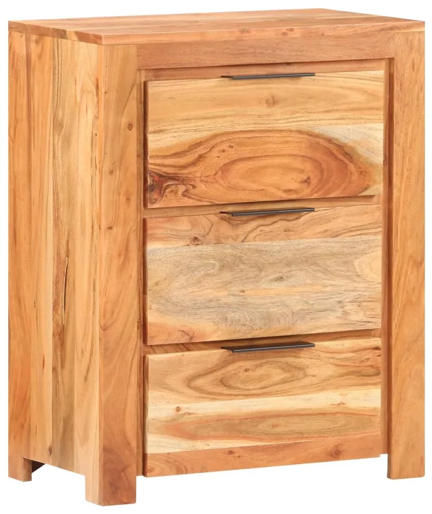 vidaXL Servantă, 59x33x75 cm, lemn masiv de acacia