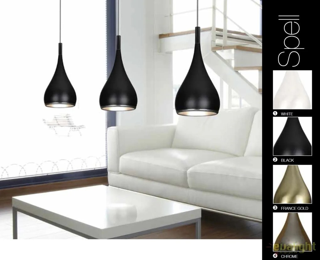 Pendul design modern Spell Black