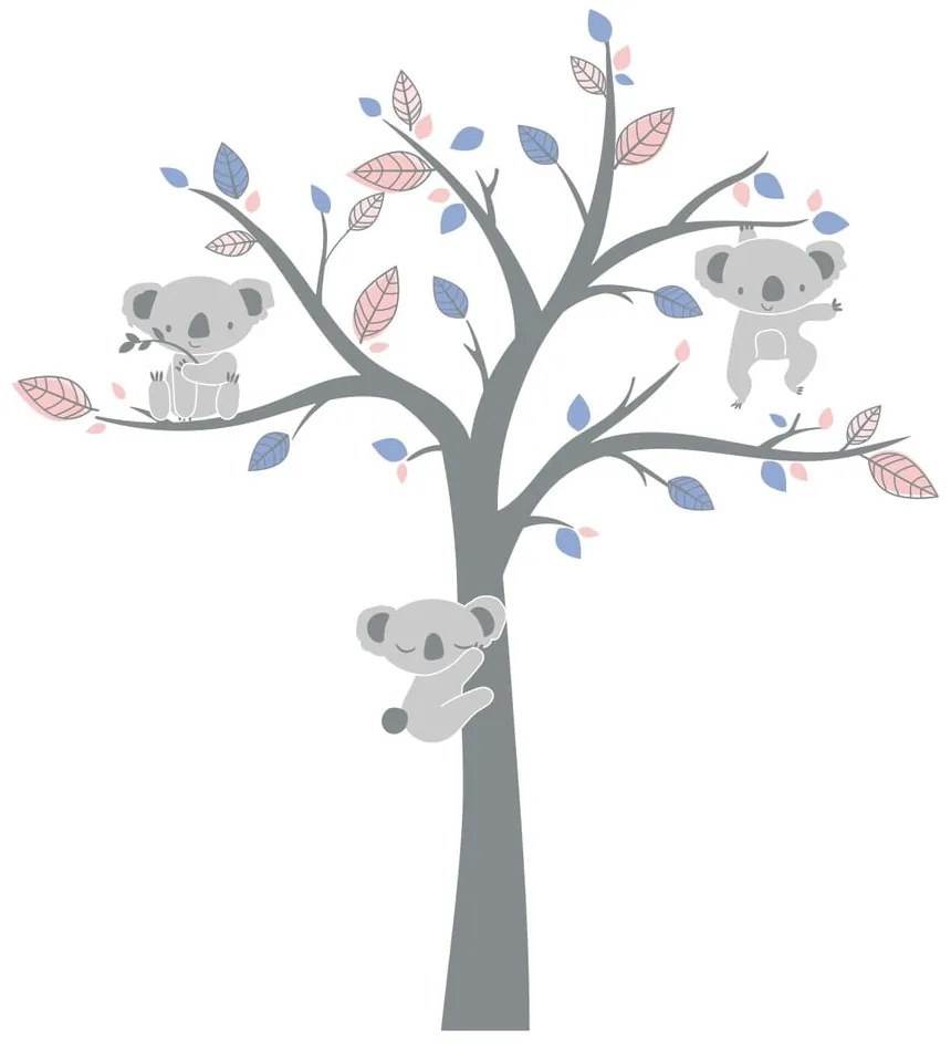 Autocolante de perete pentru camera copiilor Ambiance Koala Sweet