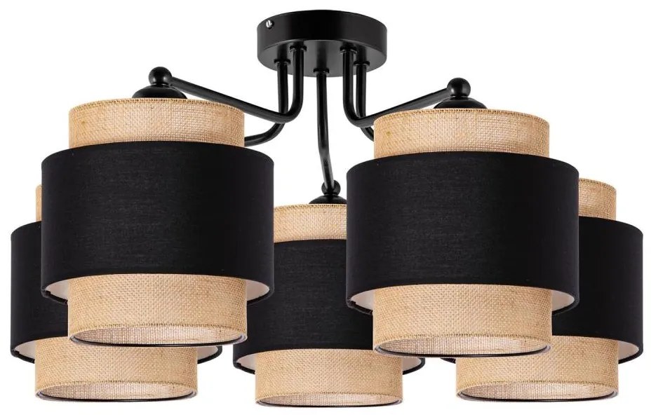 Lustr aplicat 5xE27/60W/230V, bejliu