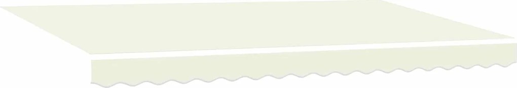 vidaXL Cortina Retractabilă Crem 350 x 200 cm țesătură