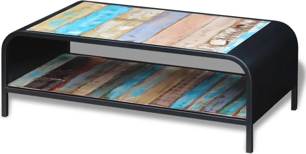 vidaXL Măsuță de cafea, lemn masiv reciclat