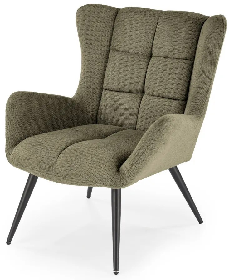 Fotoliu Byron stofa olive H92 cm
