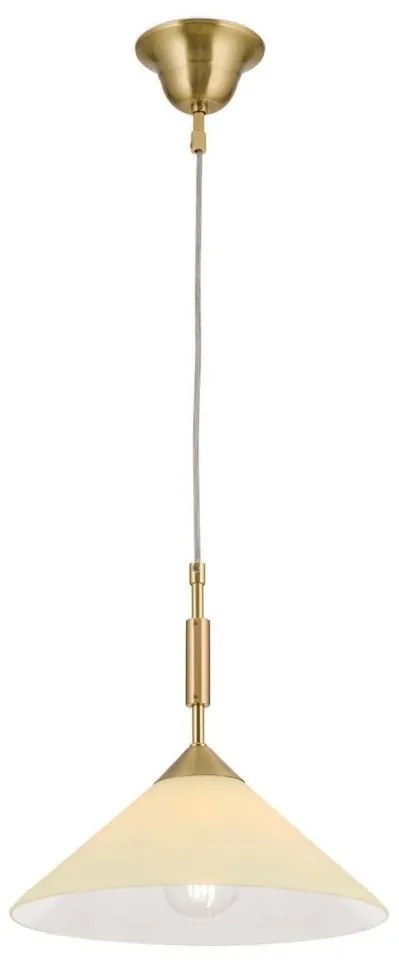 Lustra, Pendul realizat manual ARTDESIGN 30cm, alama mat/ champagne