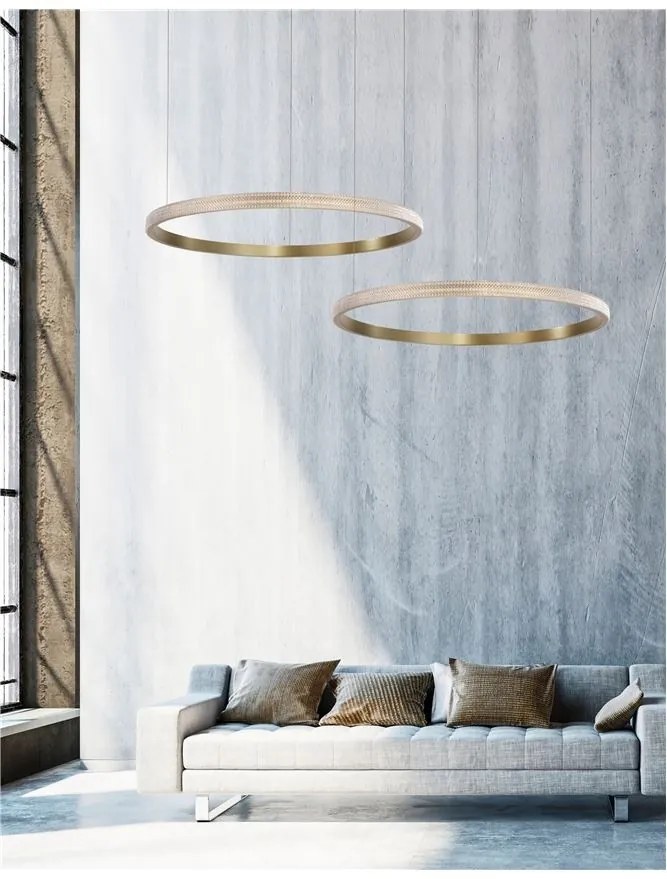 Lustra LED moderna diametru 85cm, Orlando