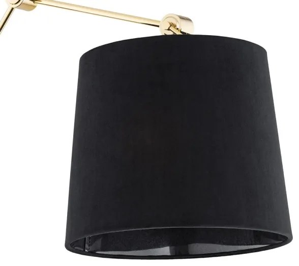 Lampă de perete ZAKYNTOS PLUS 1xE27/15W/230V neagră/aurie Argon 4898