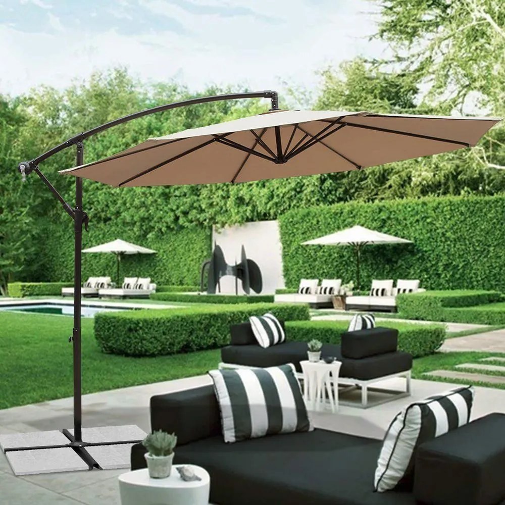 Umbrelă reglabilă AVENBERG SUNNY 300, diametru 3M, Bej-crem