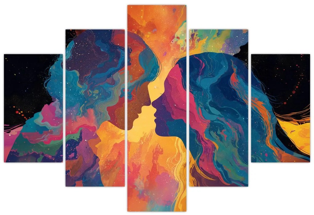 Tablou - Dragoste cosmică (150x105 cm)