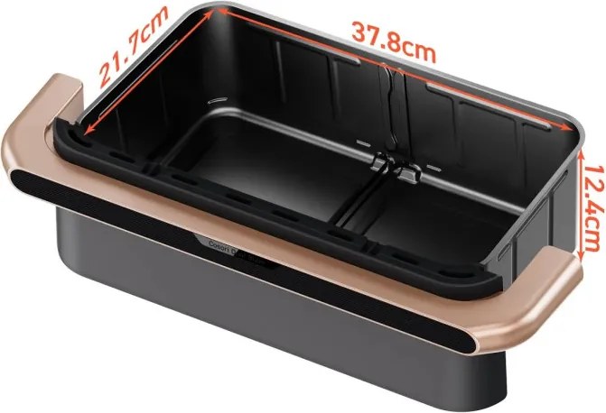 La mâna a doua: Friteuza cu aer cald Cosori Dual Blaze TwinFry CAF-TF101S, 10 L, 6 programe, 240°C, Timer, ThermoIQ, Negru