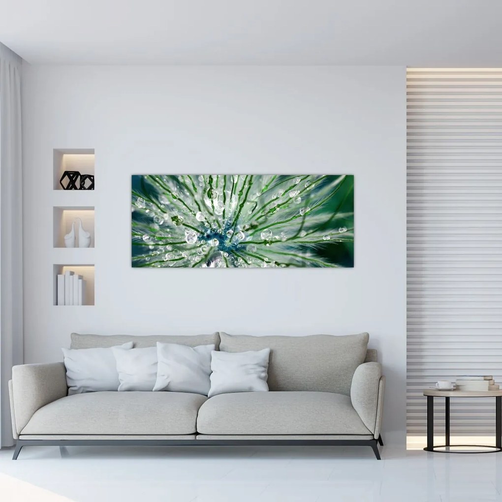 Tablou - Imagine macro a unei flori (120x50 cm)