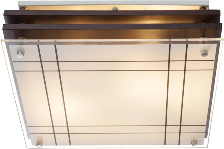 Globo KADAVU 48089-2 plafoniere  maro   Lemn   2 * E27 max. 60 W