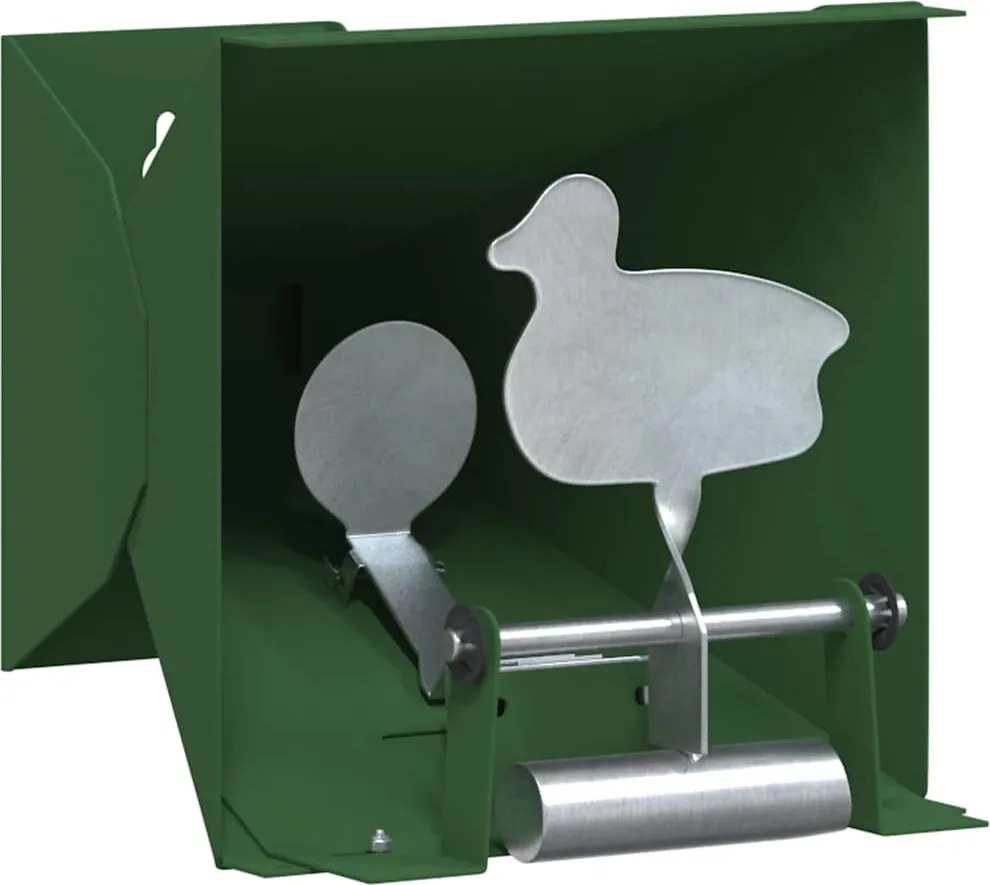 vidaXL Cutie pentru gloanțe Verde 14 x 14 x 19 cm Oțel