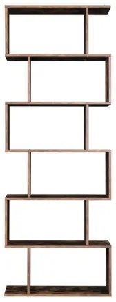 Bibliotecă LIVARO, maro