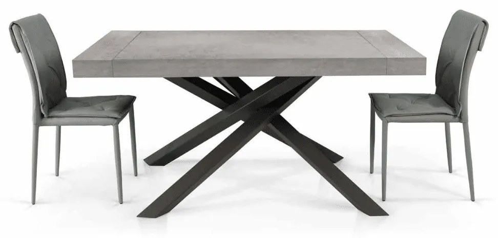 Scaun Solan, structura metalica, piele ecologica - GRI