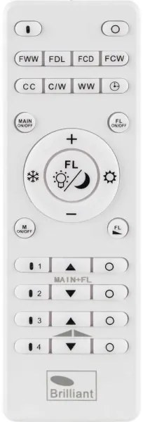 Plafonieră LED dimabilă Brilliant LAURICE LED/24W/230V 2700-6500K + telecomandă