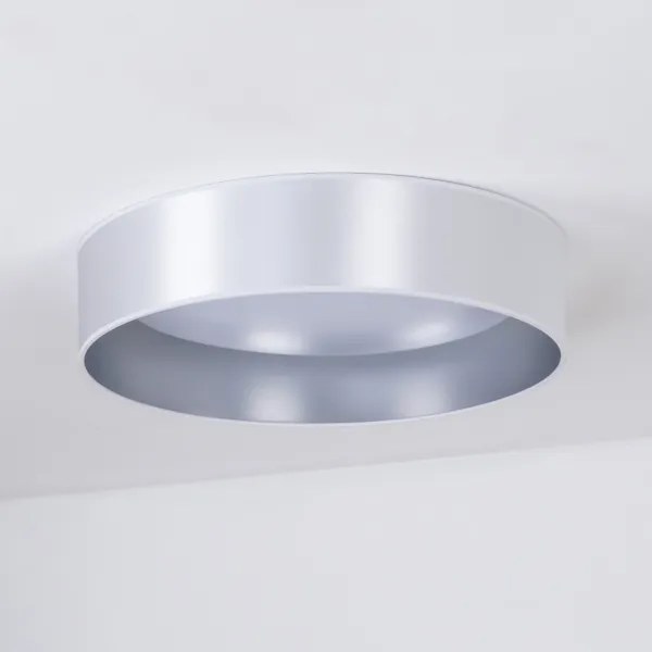Plafonieră LED Duolla ROLLER LED/24W/230V d. 45 cm argintiu