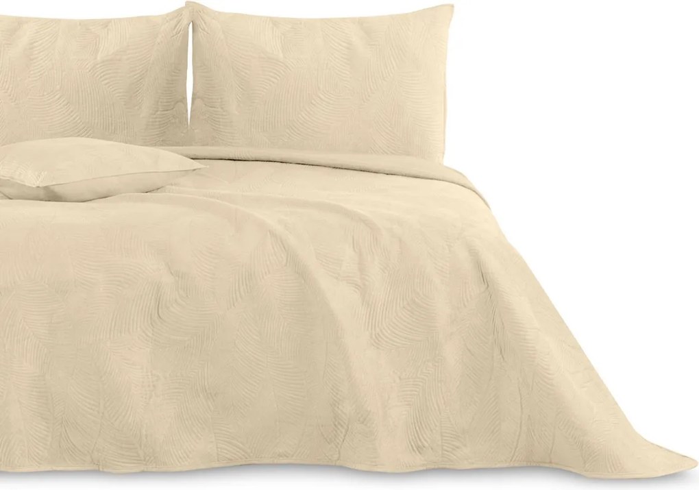 Cuvertură de pat reversibilă Restilo Palsha, cappucino, 220 x 240 cm