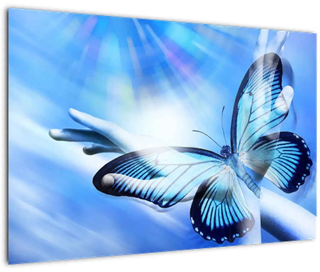 Tablou - Fluture, simbolul speranței (90x60 cm)