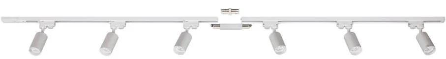 Spot în sistem de șină Zuma Line 3046 TUBE 6xGU10/35W/230V alb