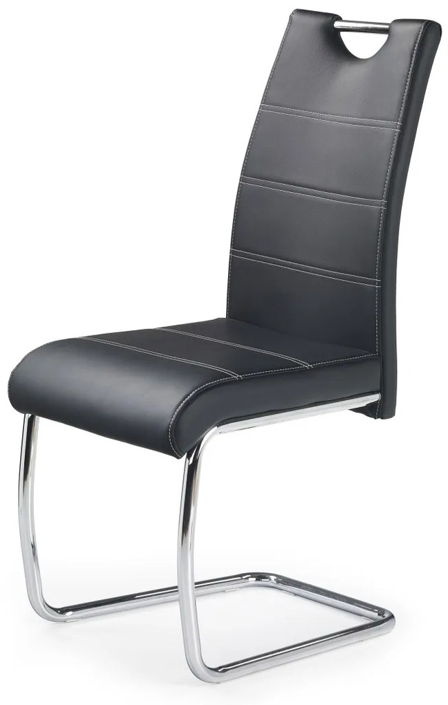 Scaun K211 piele ecologica negru