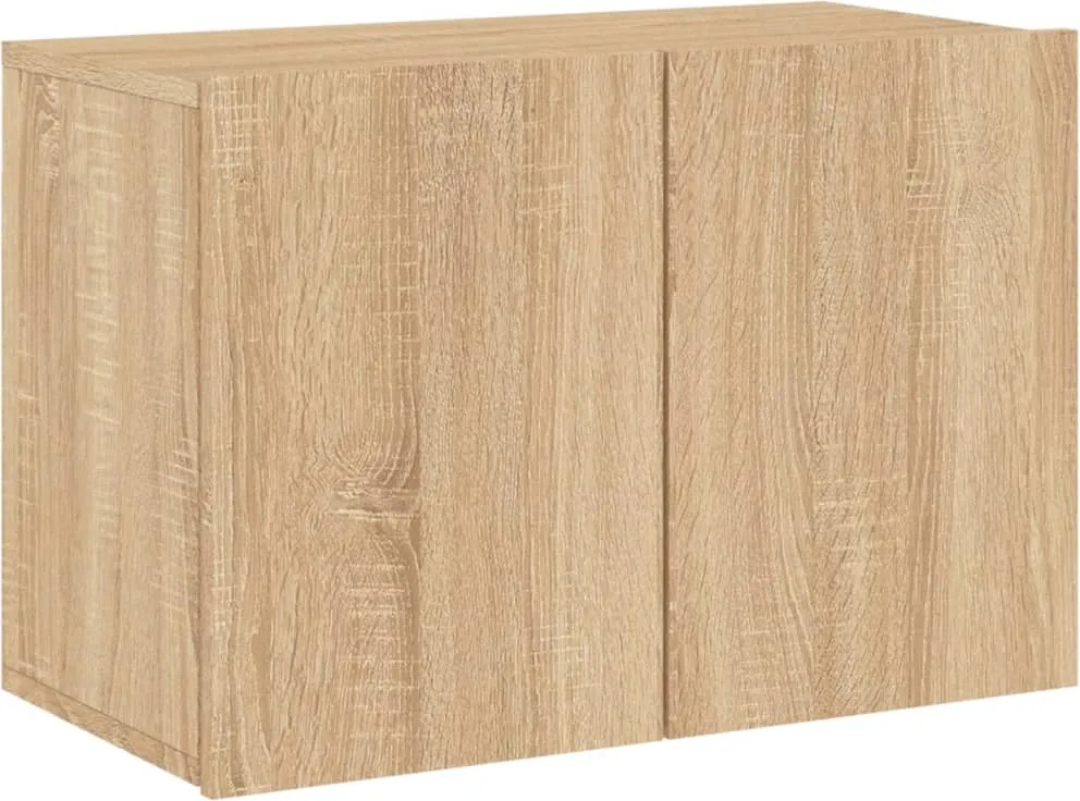 vidaXL Comodă TV de perete, stejar sonoma, 60x30x41 cm