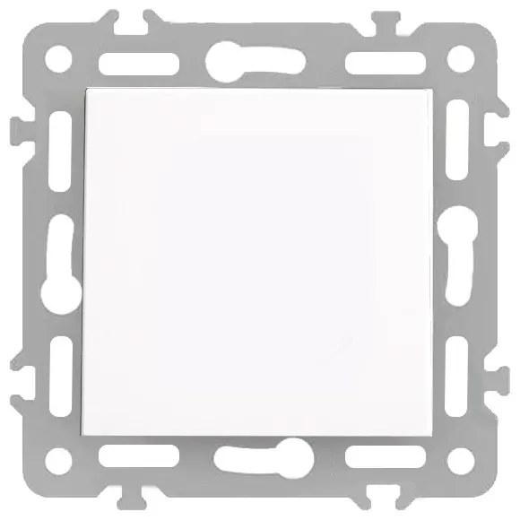 Nova întrerupător unipolar cu un singur circuit 10A 250V fără cadru 101 alb