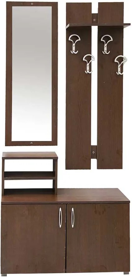 CUIER CU OGLINDA,90X35X200 CM,CULOARE MARO WENGE,PAL