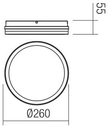 Plafonieră LED de exterior cu senzor Redo 90290 ISOLA LED/24W/230V IP54