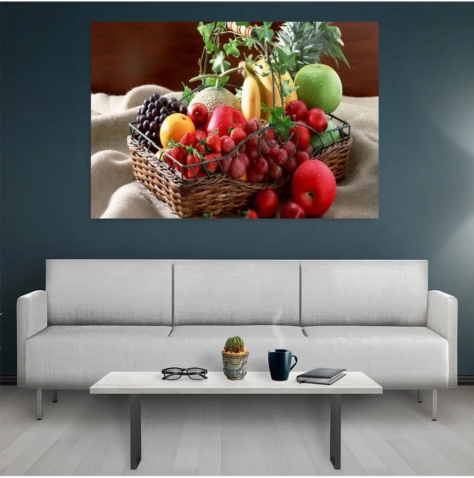 Tablou canvas Fruits Basket 120x80 cm