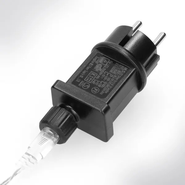 Brilagi - Instalație luminoasă LED de exterior pentru Crăciun, 150 LED, 5 m, IP44, alb cald, efect de artificii
