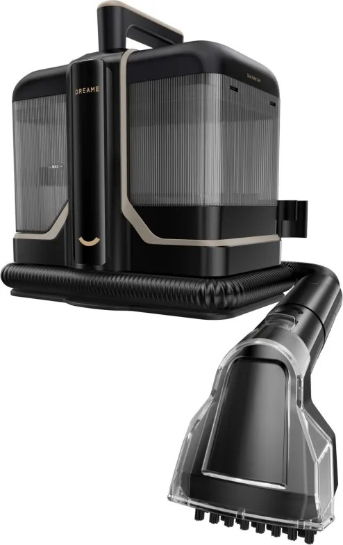 La mâna a doua: Aspirator cu spalare pentru covoare si tapiterie Dreame N10, 450 W, 12000 Pa, 1,6/0,75 L, Cu apa caldă pana la 60°C, Autocuratare, Negru