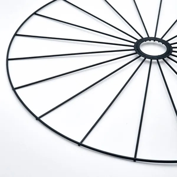 Lustră pe cablu MONTANA 1xE27/15W/230V d. 45 cm negru