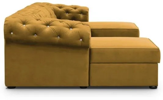 Coltar extensibil forma U galben mustar Versace