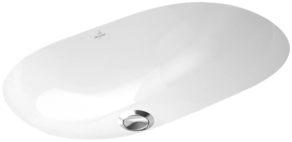 Villeroy &amp; Boch O.Novo lavoar 53x32 cm oval sub blat alb 41625001