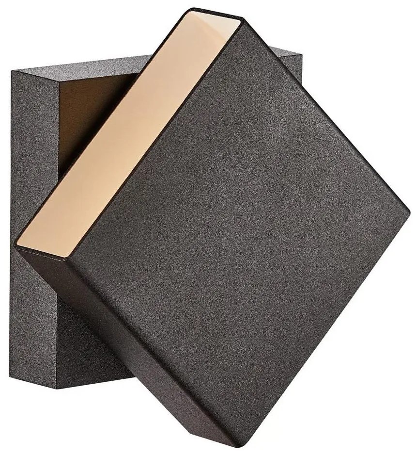 Nordlux - Aplică de perete LED TURN, reglabilă, 13,8W/230V, neagră