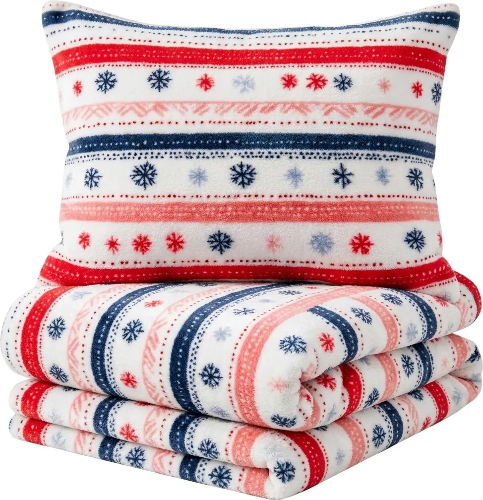 Lenjerie cocolino SNOWLINE colorata Dimensiune lenjerie de pat: 2 buc 70 x 90 cm | 200 x 220 cm