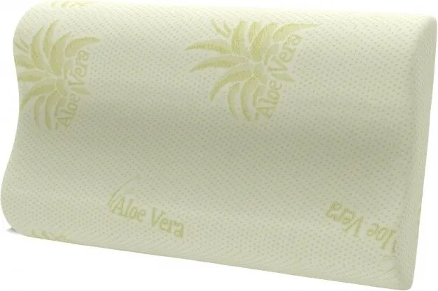 Perna Anatomica Memory  Latex Aloe Vera 40x60 cm