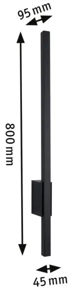 Aplică de exterior Paulmann 94742 LED/11,5W IP44 STAN 230V