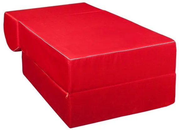 Fotoliu Extensibil Essentia, Rosu 20 x 70 x 196 Cm