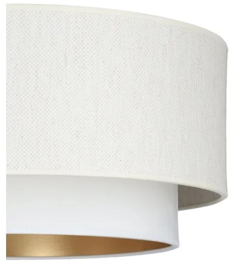 Lustră aplicată NATIA, 1xE27/60W/230V, Ø 45 cm, albă