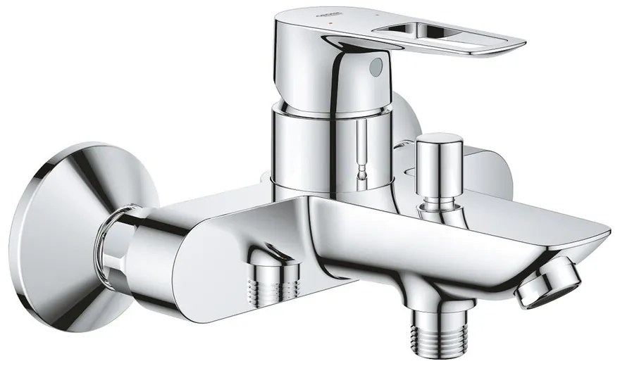 Baterie cada-dus monocomanda Grohe Start Loop crom lucios