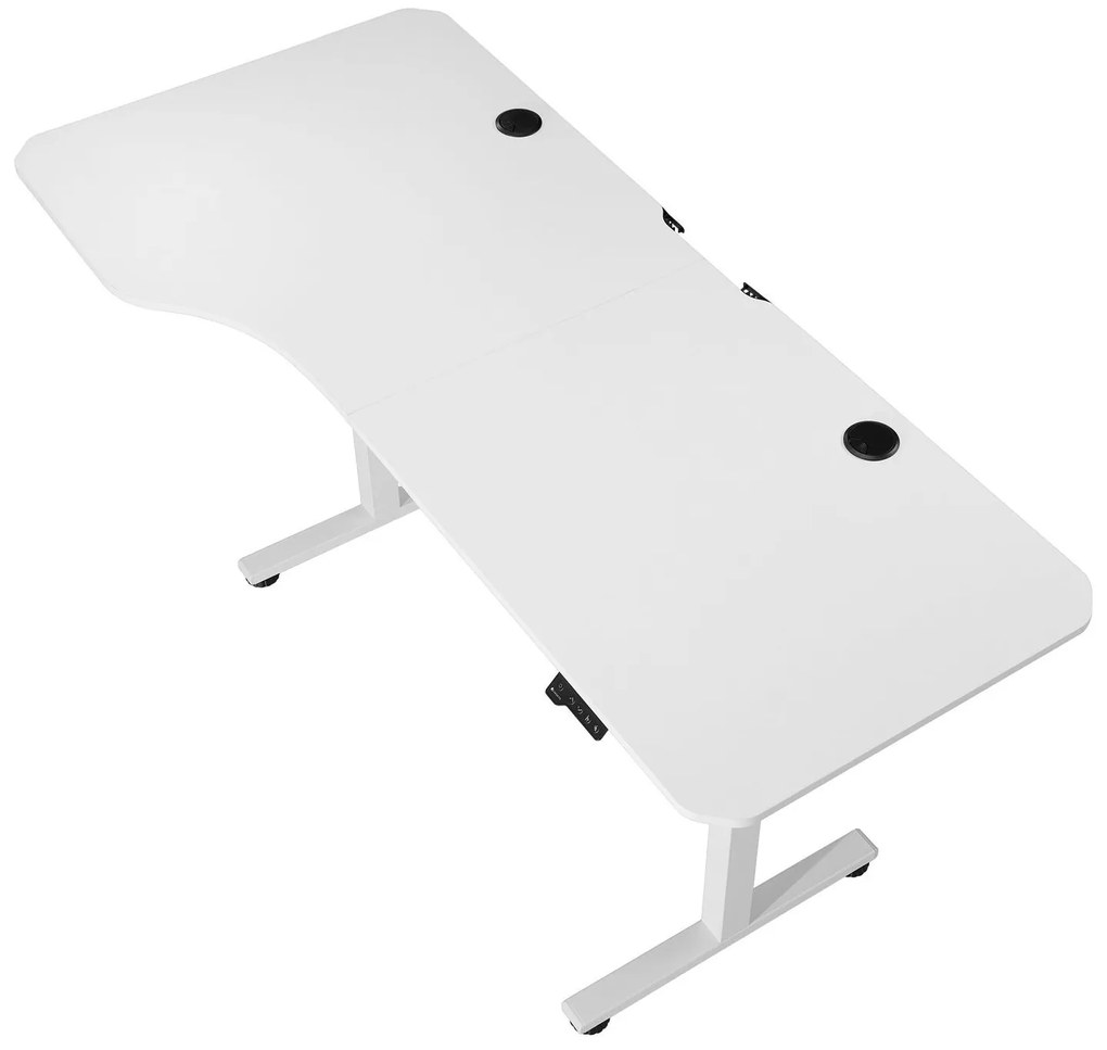 Juskys Masa de birou 160x75cm - alba