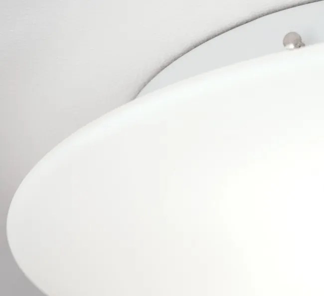 Plafoniera moderna diametru 25cm, Alba