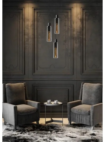 Lucide 74404/13/65 - Lustră pe cablu ORLANDO 3xE27/40W/230V