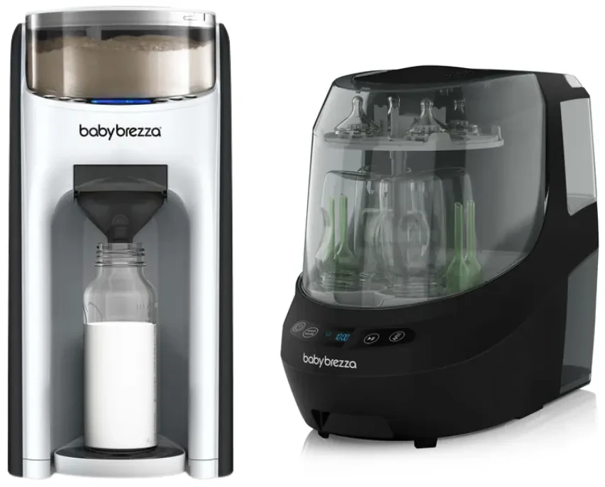 Pachet BebeStart 14 - Espressor Formula Pro Advanced White + Bottle Washer Pro Black