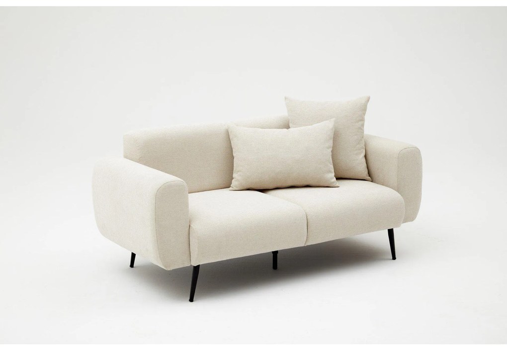 Canapea 2-locuri Slider (crem + negru). 1106658