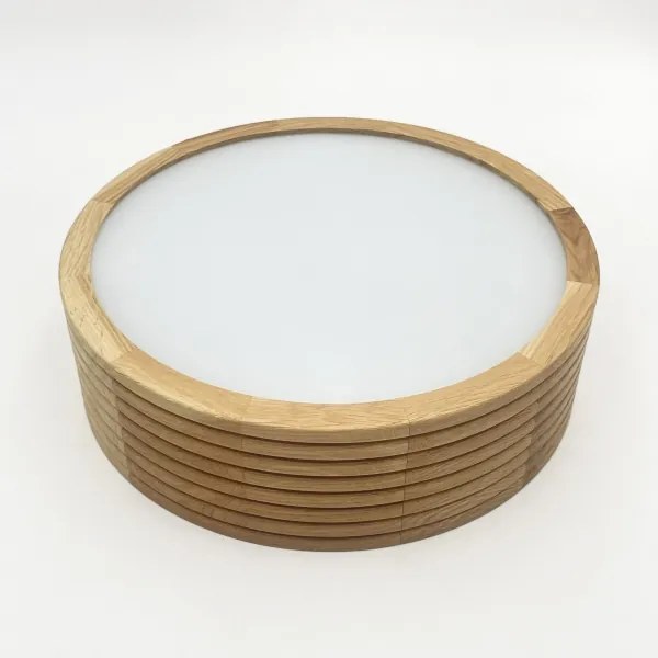 Brilagi - Plafonieră LED CARVALHO MODERN 1xE27/60W/230V, diametru 27,5 cm, finisaj stejar