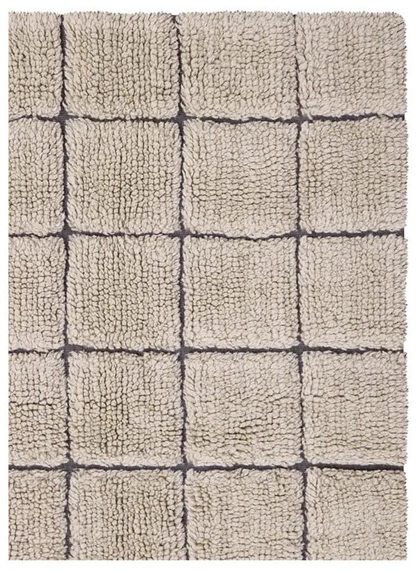 Covor bej țesut manual din lână 230x300 cm Mosaic Sandstone – Lorena Canals