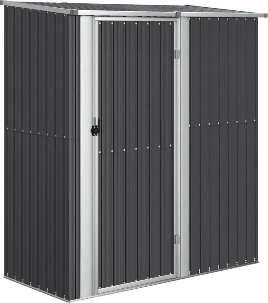 vidaXL Șopron pentru grădină, antracit, 180,5x97x209,5 cm, oțel zincat