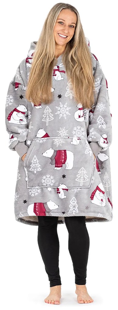 Hanorac din micropluș 4Home Arctic Snuggles, uni M – pentru femei